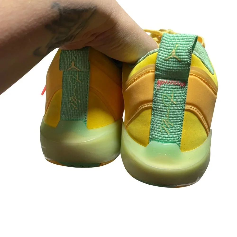 Jordan Why Not Zer0.4 Sneakers Mens‎ 8.5 Yellow/Green Low Basketball Style